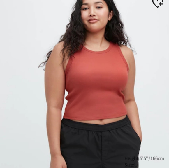 Two Uniqlo built in bra tanks - Picture 2 of 2